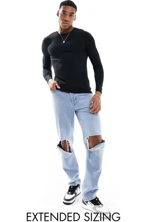ASOS Essential muscle fit long sleeve t-shirt in