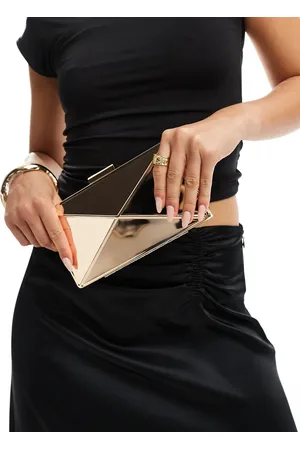 ASOS Sculptural rectangle hardcase clutch in