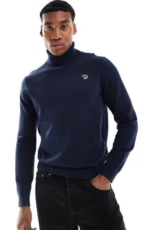 Paul Smith Zebra logo roll neck jumper in