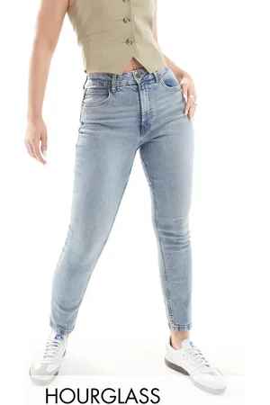 ASOS Hourglass slim fit comfort mom jeans in mid