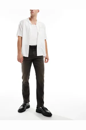 ASOS Slim jeans in washed with brown tint