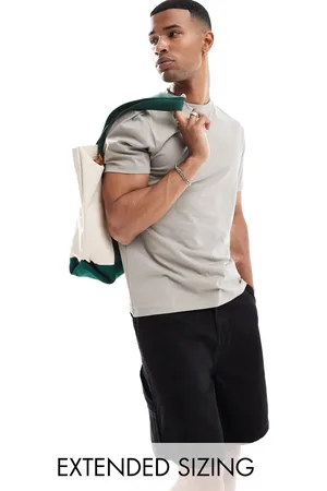ASOS Essential crew neck t-shirt in stone