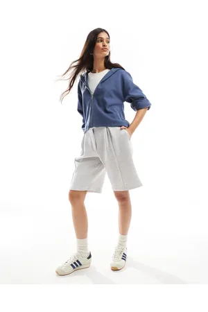 ASOS Supersoft boxy zip through hoodie in