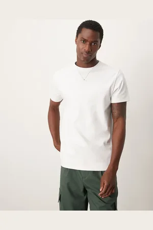 ASOS Premium interlock crew neck t-shirt 300gsm in