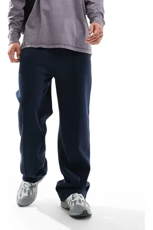 ASOS Wide leg jogger with pintucks in