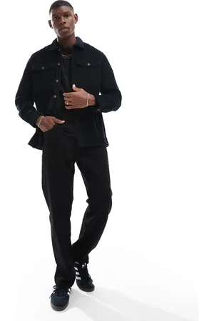 JACK & JONES Oversized cord overshirt in