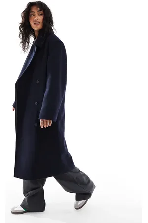 Stradivarius STR longline tailored coat in