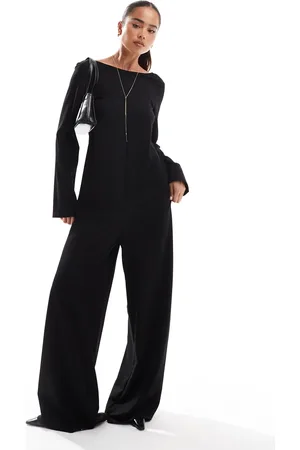 ONLY Scoop back loose fit jumpsuit in