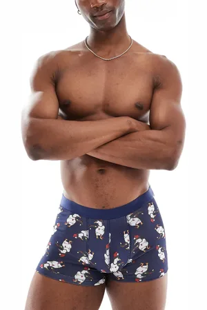 ASOS Trunks with Christmas penguins in