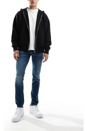 Only & Sons Loom slim fit jeans in mid wash