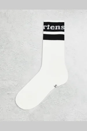 Dr. Martens Unisex athletic logo socks in and white