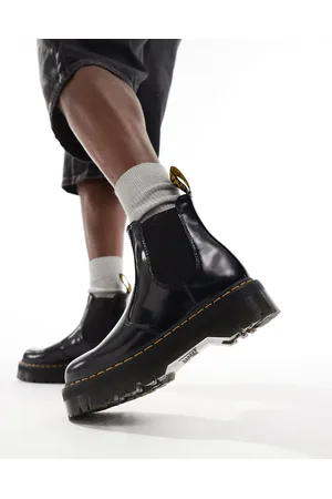 Dr. Martens Unisex 2976 Quad chelsea boots in polished smooth leather