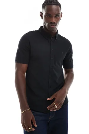 French Connection French Connection short sleeve pique shirt in