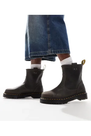 Dr. Martens Unisex Anistone lo chelsea boots in leather
