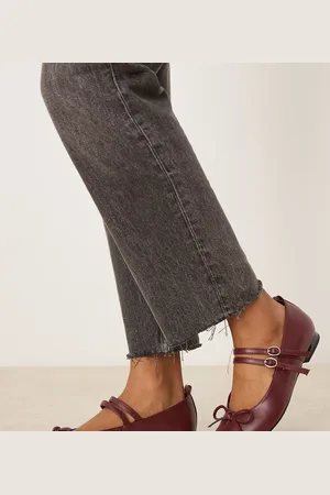 Raid Idol mary jane ballet flats in burgundy