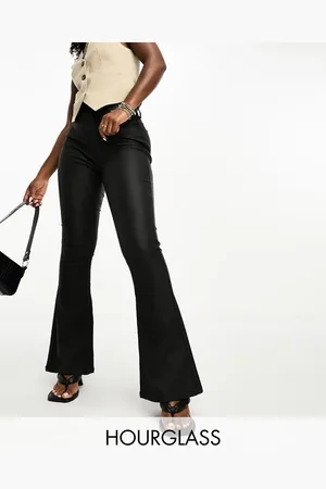 ASOS Hourglass coated sculpting super stretch push up flare in