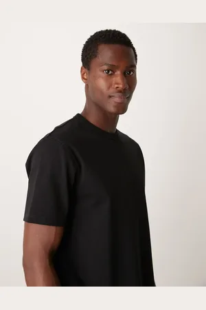 ASOS Premium interlock crew neck t-shirt 300gsm in
