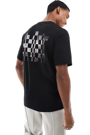 Fred Perry Oversized t-shirt in with crowd back print