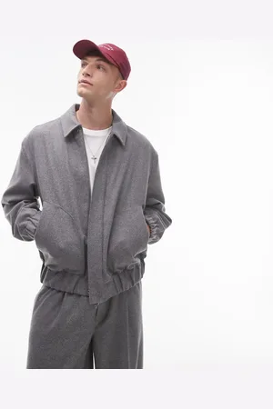 Topman Premium wool mix harrington in