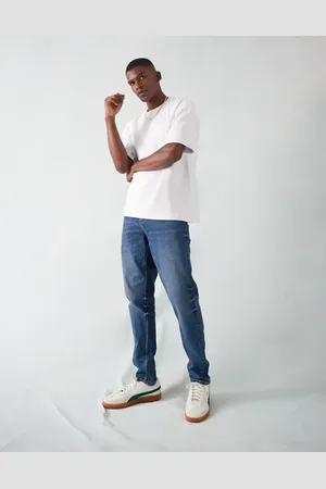 ASOS Tapered fit stretch jeans in dark wash