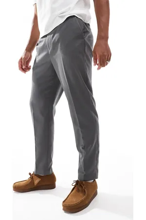 ASOS Tapered fit smart co-ord trousers in twill
