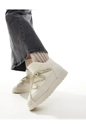 South Beach Borg Mini Snow boots in Cream