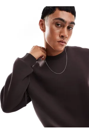 ASOS Boxy oversized scuba sweatshirt in