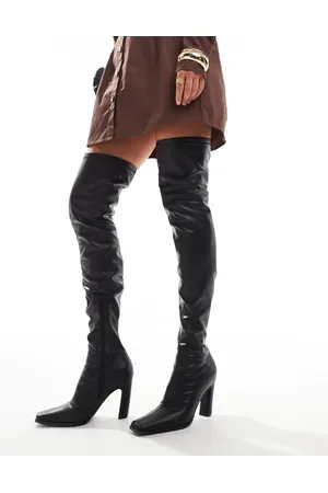 Public Desire Acquaria over the knee boots in