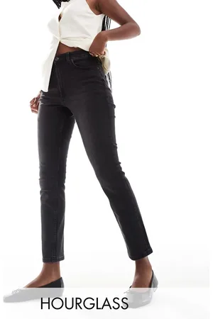 ASOS Hourglass slim fit comfort mom jeans in washed