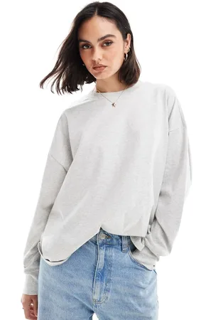 Abercrombie & Fitch Oversized long sleeve tee in
