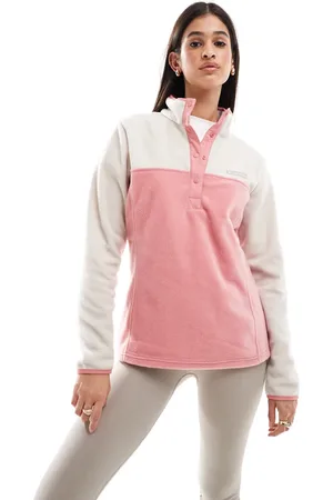 Columbia Benton Springs II half snap pull over fleece in dark stone and agave