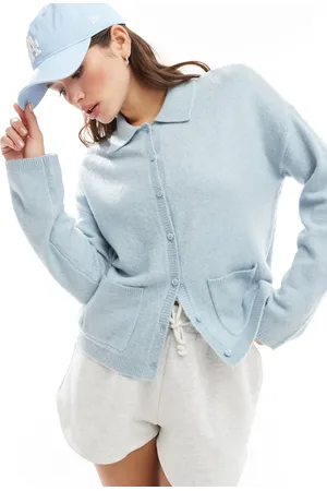 Abercrombie & Fitch Collared cardigan in