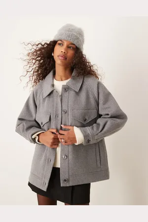 Abercrombie & Fitch Button up shacket in