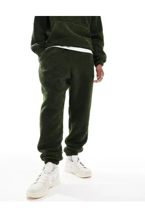 ASOS Oversized borg joggers in