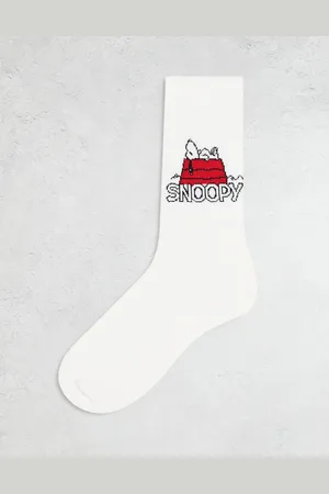 ASOS Socks with sleeping Snoopy artwork in