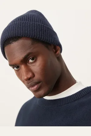 ASOS Lambswool fisherman ribbed beanie in