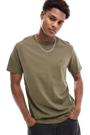 French Connection French Connection crew neck t-shirt in khaki