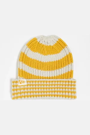 New Era Stripe knit beanie in