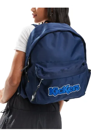 Kickers Classic backpack in with logo patch pocket