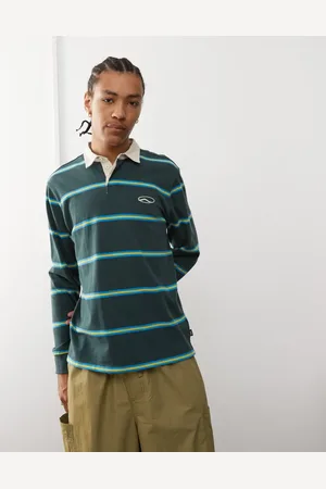 Vans Gatewood long sleeve striped rugby shirt in