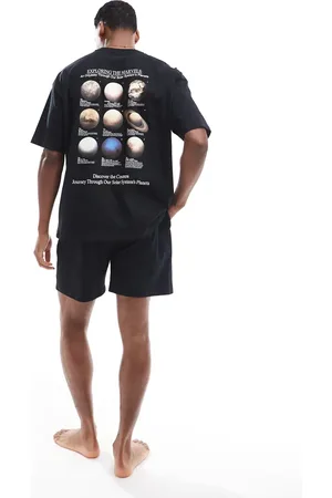 ASOS Pyjama set with solar system print in