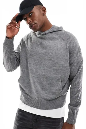 ASOS Knitted extreme oversized boxy dropped shoulder hoody in