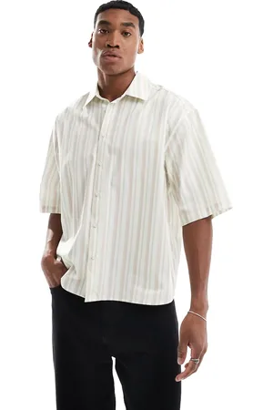 ASOS Oversized boxy shirt in stripe