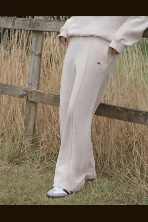 4th & Reckless Wide leg Jogger in oatmeal