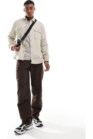 ASOS Cotton overshirt in light