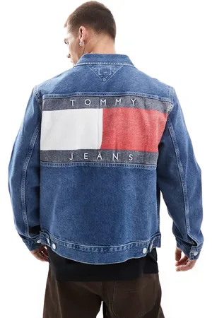 Tommy Hilfiger Denim trucker jacket in mid wash