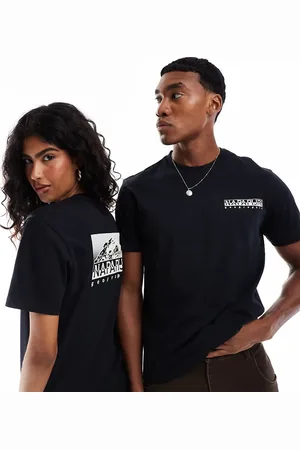 Napapijri Aleen mountain backprint t-shirt in