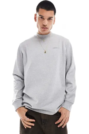 adidas Long sleeve mock neck t-shirt in heather