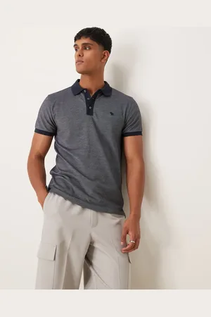 Abercrombie & Fitch Chic icon logo texture polo in