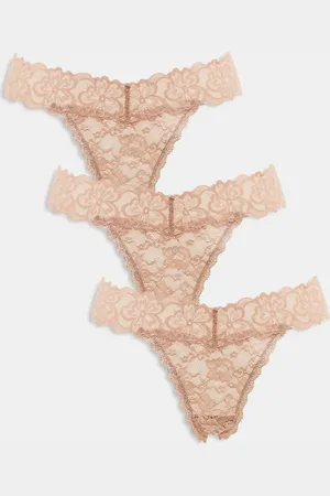 ASOS Minnie 3 pack all over lace thong in